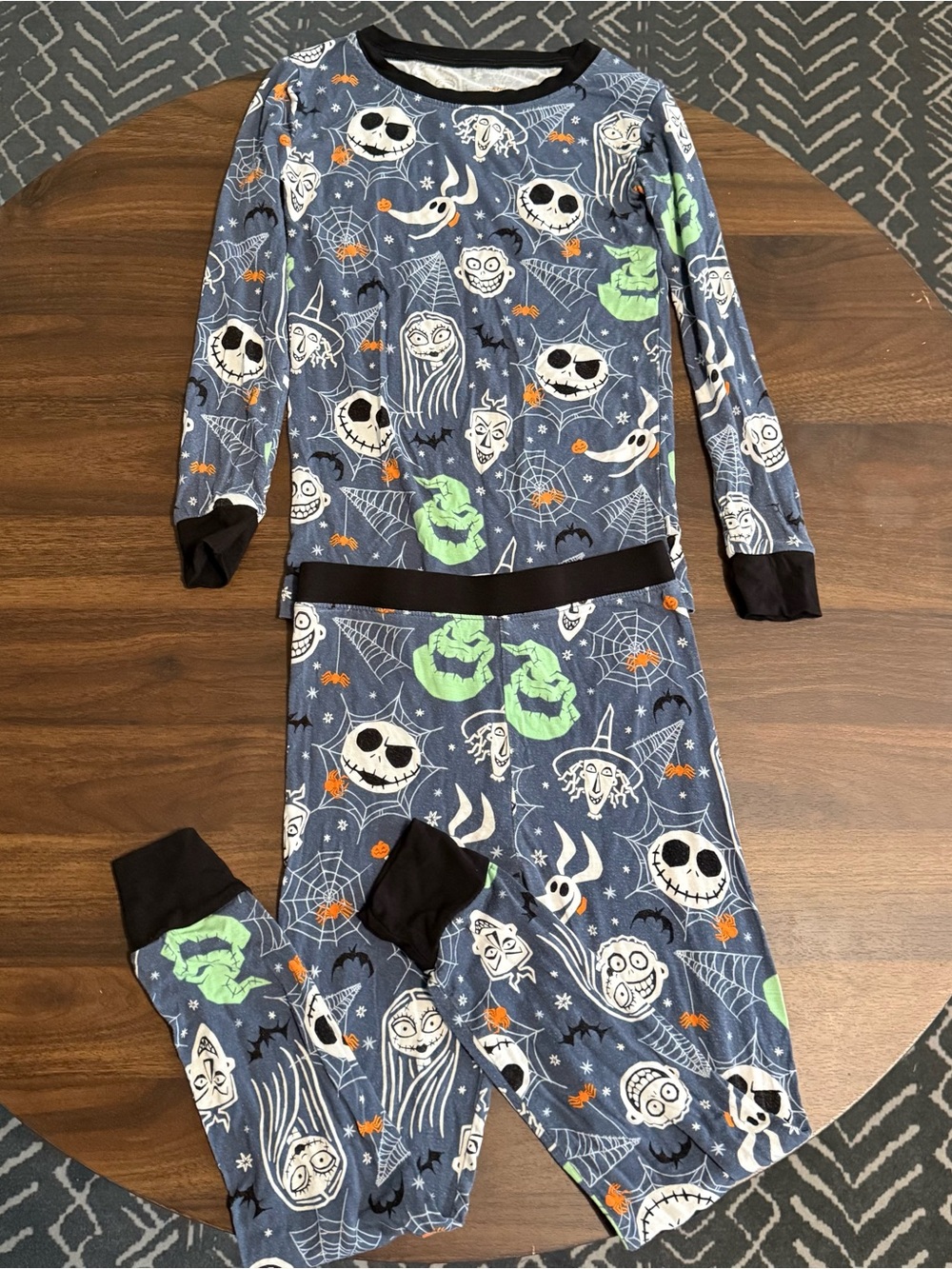 Kids little sleepies nightmare before Christmas Halloween pajama set